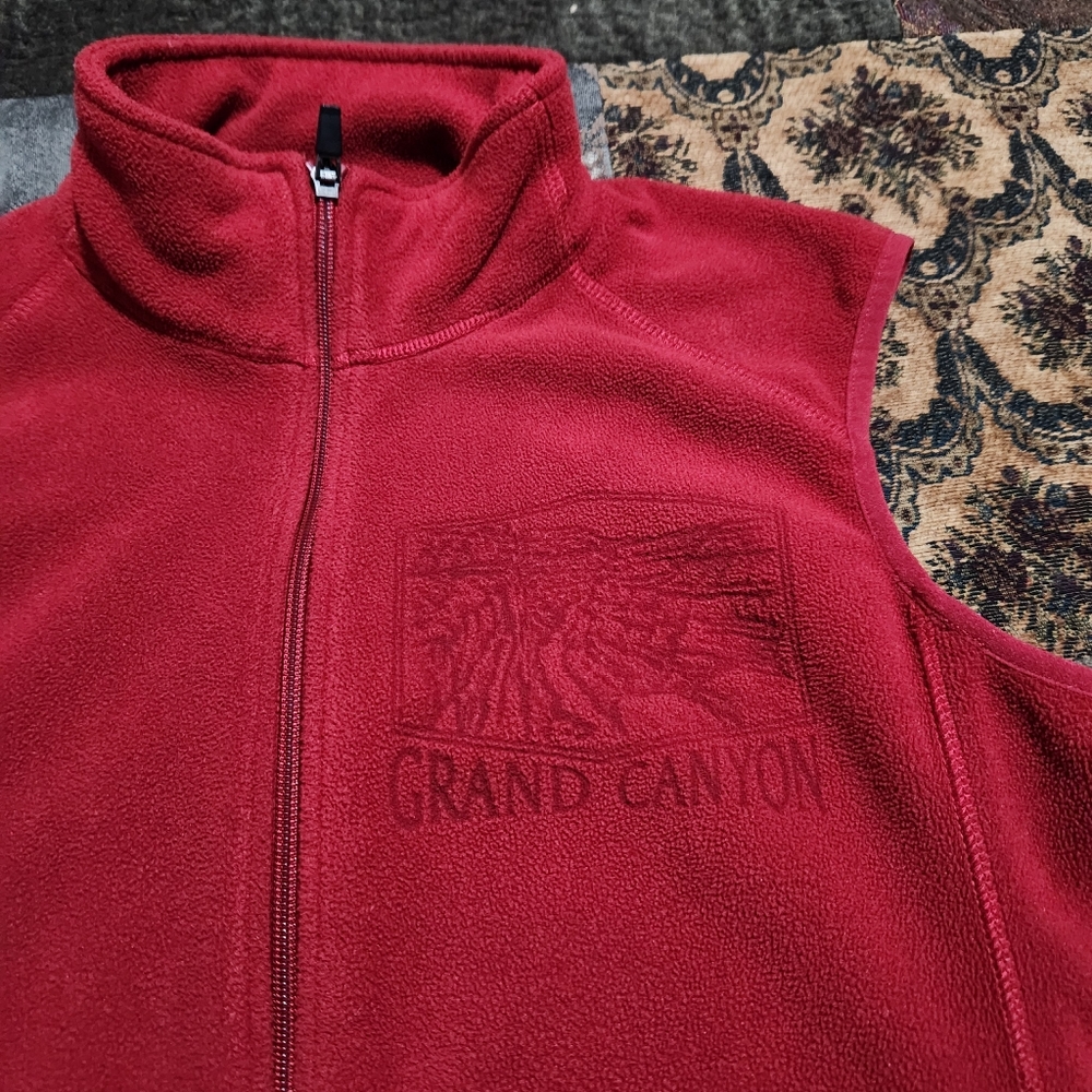 Grand Canyon Red Fleece Vest